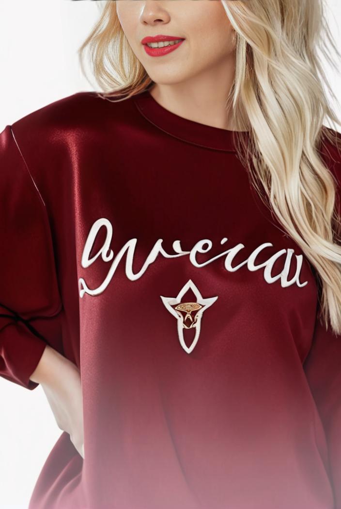 plus size casual sweatshirt women s plus ombre letter heart print raglan sleeve round neck slight stretch pullover sweatshirt 127707