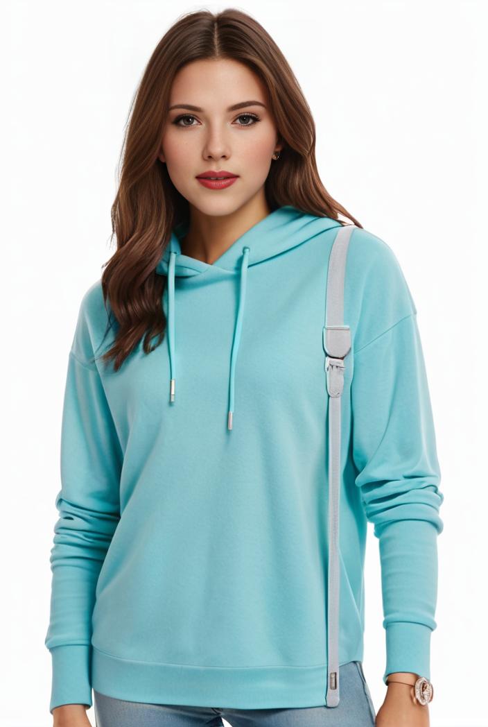 plus size casual sweatshirt women s plus solid cut out long sleeve slight stretch drawstring hoodie with pocket 127772