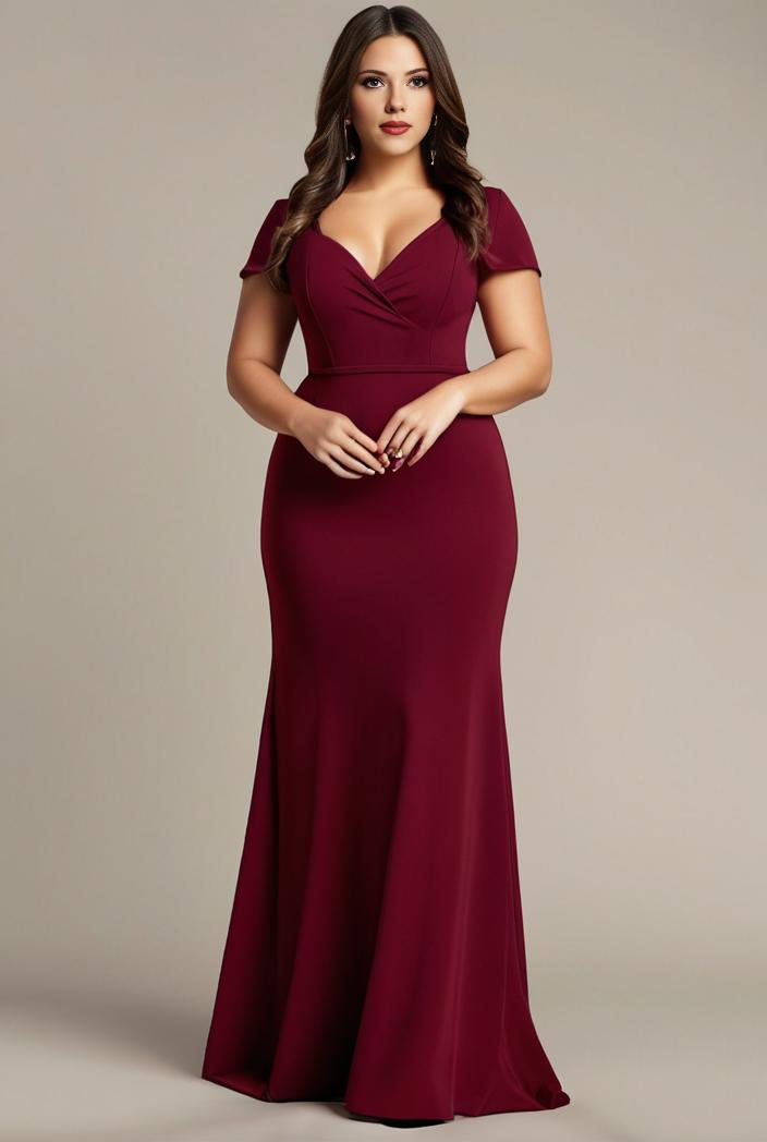 stylish plus size bodycon deep v neck sequin evening dress 142243