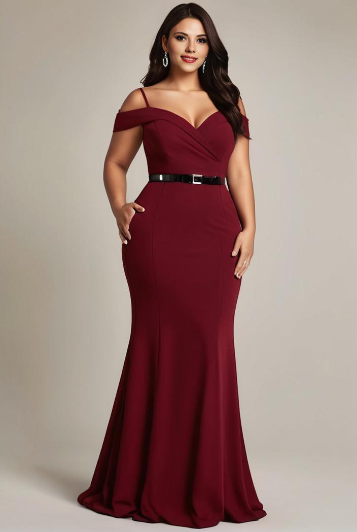 stylish plus size bodycon deep v neck sequin evening dress 142246