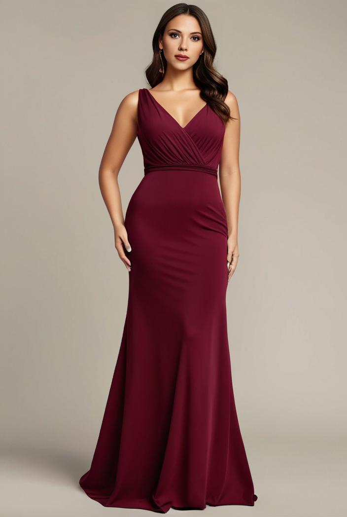 stylish plus size bodycon deep v neck sequin evening dress 142251