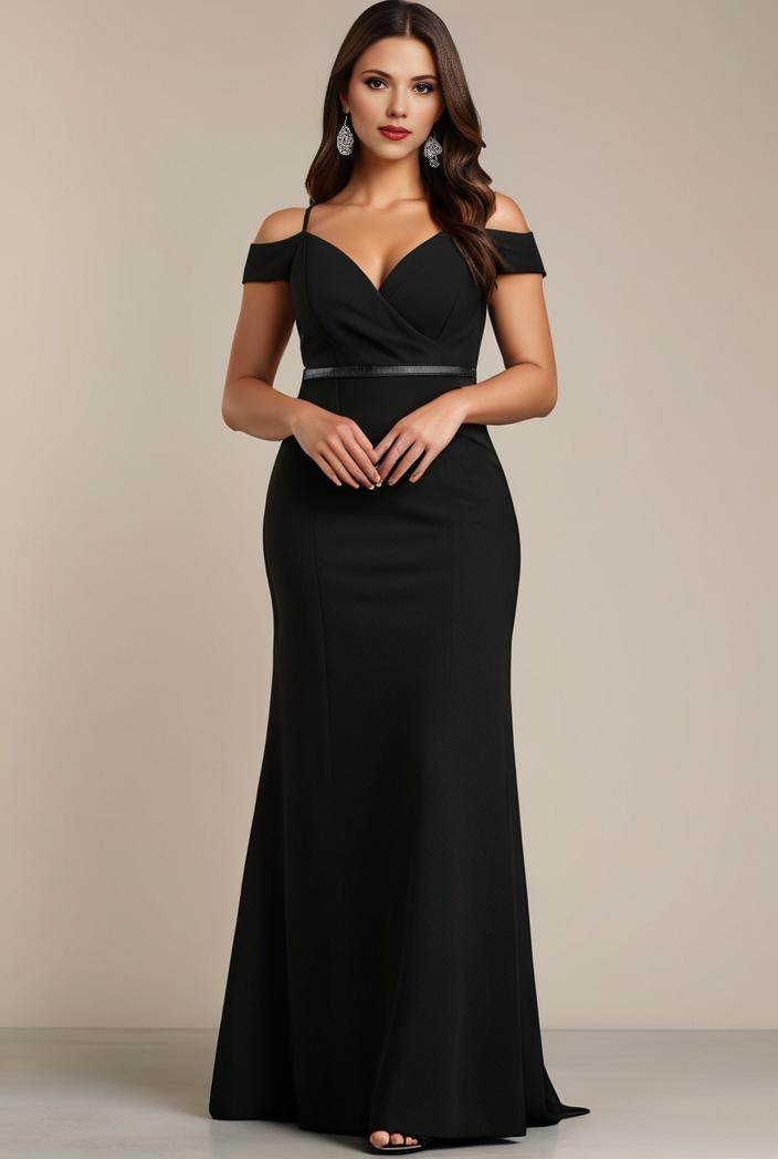 stylish plus size bodycon deep v neck sequin evening dress 142282