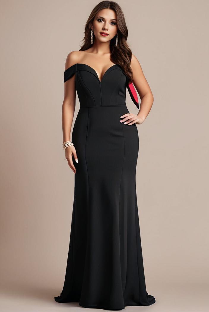 stylish plus size bodycon deep v neck sequin evening dress 142289