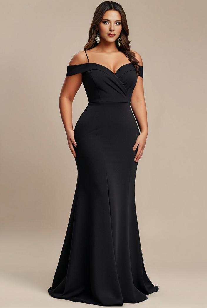 stylish plus size bodycon deep v neck sequin evening dress 142295