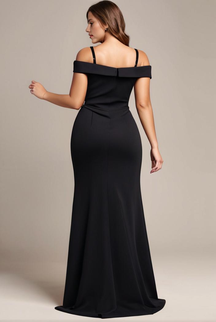 stylish plus size bodycon deep v neck sequin evening dress 142304