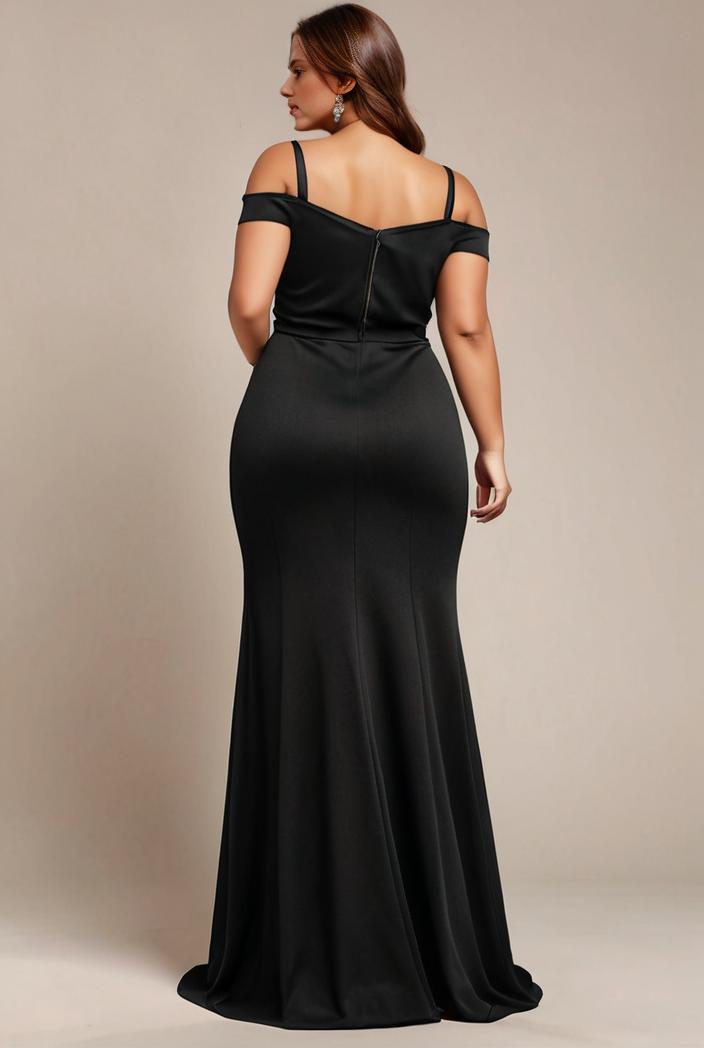 stylish plus size bodycon deep v neck sequin evening dress 142309