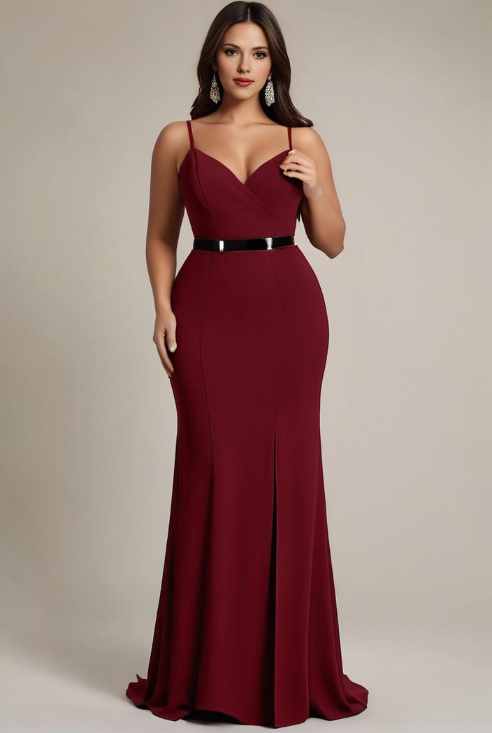stylish plus size bodycon deep v neck sequin evening dress 142310