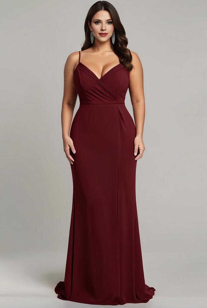 stylish plus size bodycon deep v neck sequin evening dress 142316