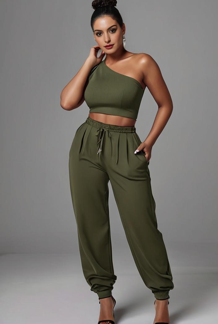 stylish sleeveless jumpsuit with tie waist and flap pockets for women 103127