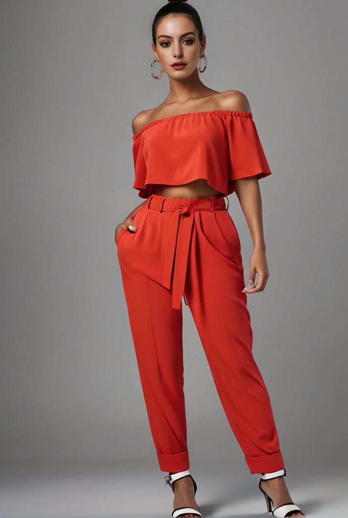 stylish sleeveless jumpsuit with tie waist and flap pockets for women 103150