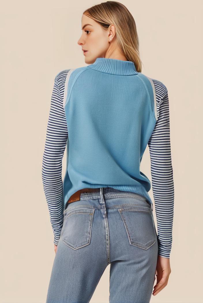 washed denim sleeveless vest with distressed ripped lapel women s denim jacket collection 107011