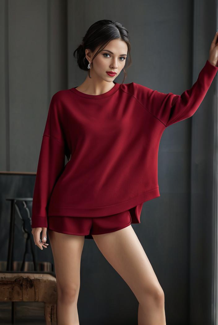 cozy letter print drop shoulder sweatshirt for women to stay stylish and warm during fall winter 132739
