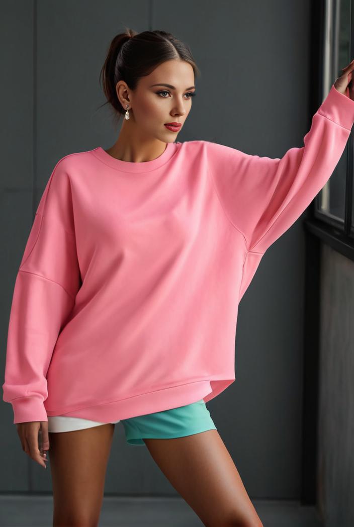 cozy letter print drop shoulder sweatshirt for women to stay stylish and warm during fall winter 132777