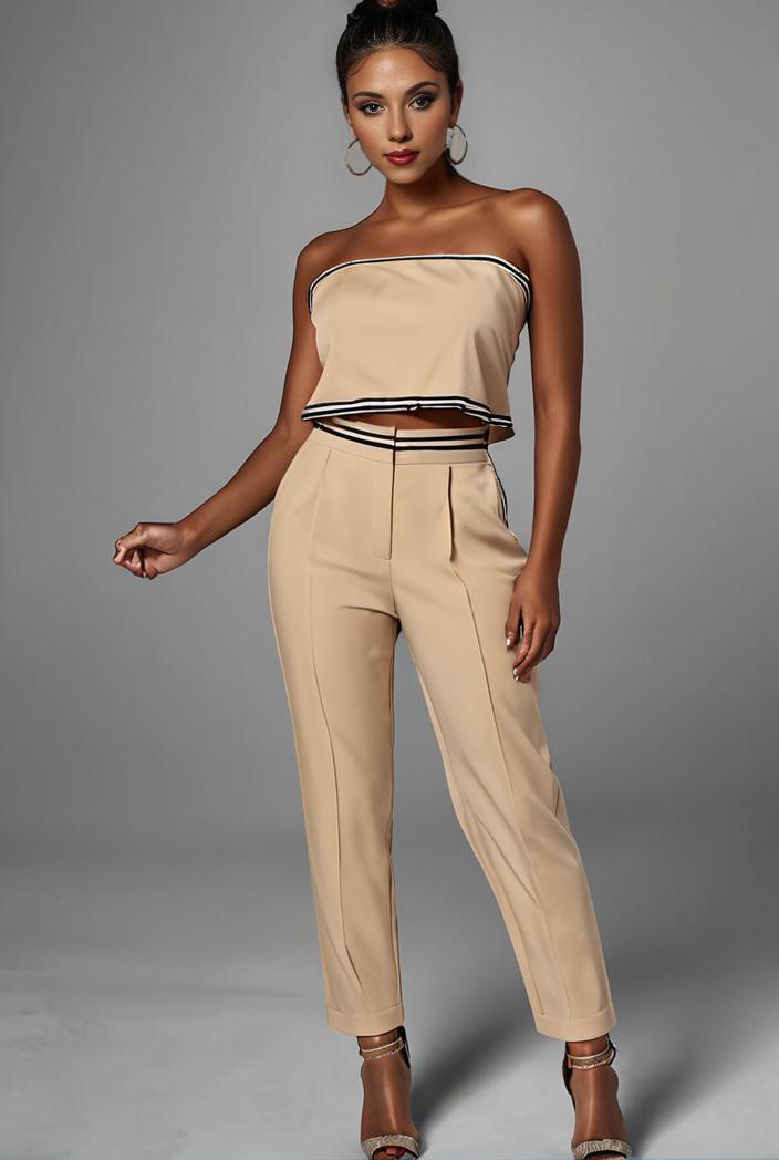 stylish sleeveless jumpsuit with tie waist and flap pockets for women 127791