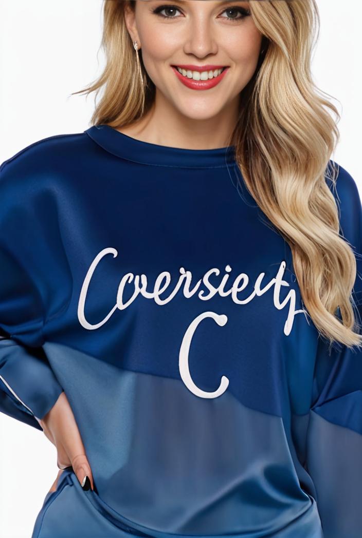 plus size casual sweatshirt women s plus ombre letter heart print raglan sleeve round neck slight stretch pullover sweatshirt 105386