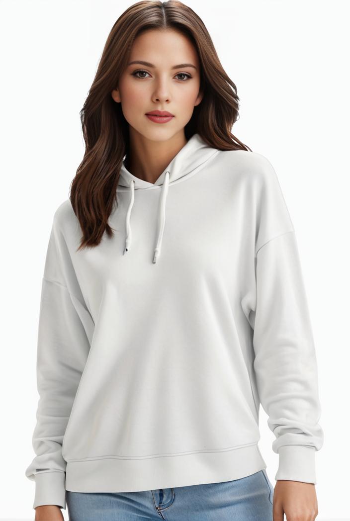 plus size casual sweatshirt women s plus solid cut out long sleeve slight stretch drawstring hoodie with pocket 105433