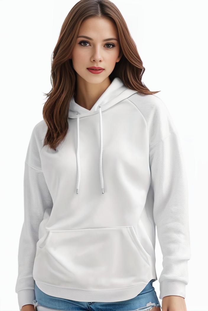 plus size casual sweatshirt women s plus solid cut out long sleeve slight stretch drawstring hoodie with pocket 105439