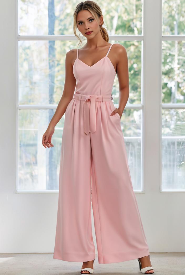 flowy chiffon one shoulder with three straps bridesmaid dress 142308