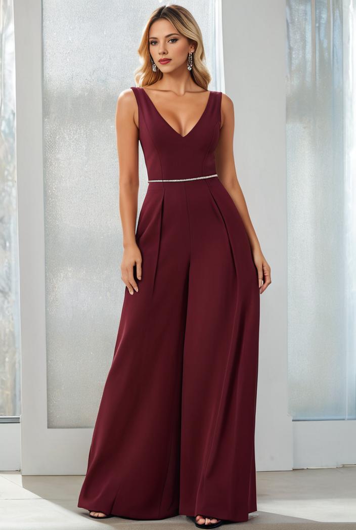 flowy chiffon one shoulder with three straps bridesmaid dress 142326