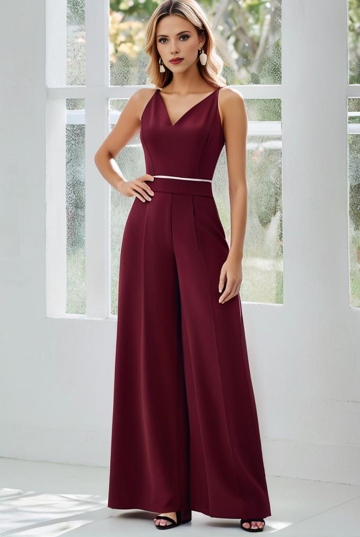 flowy chiffon one shoulder with three straps bridesmaid dress 142339