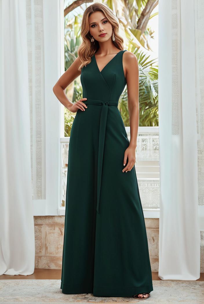 flowy chiffon one shoulder with three straps bridesmaid dress 142361