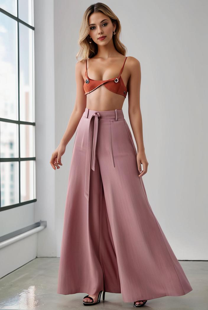 pleated v neck spaghetti strap high slit bridesmaid dress 148499
