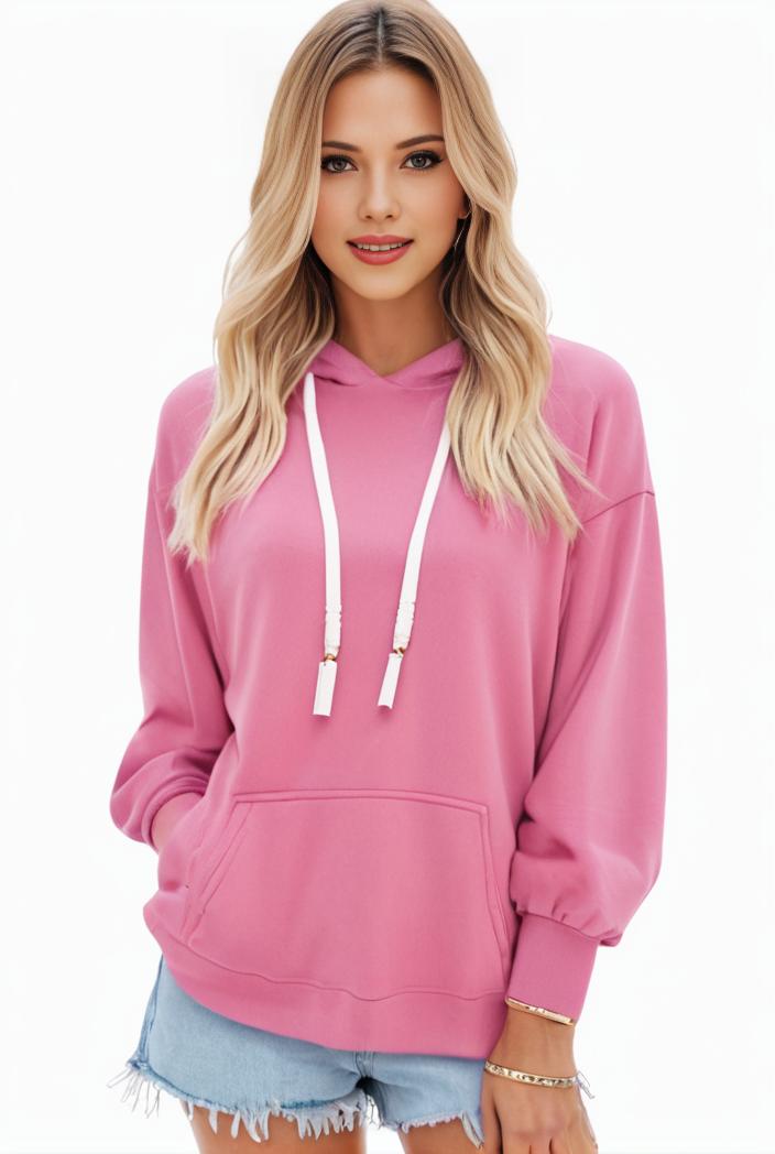 plus size casual sweatshirt women s plus solid cut out long sleeve slight stretch drawstring hoodie with pocket 149179