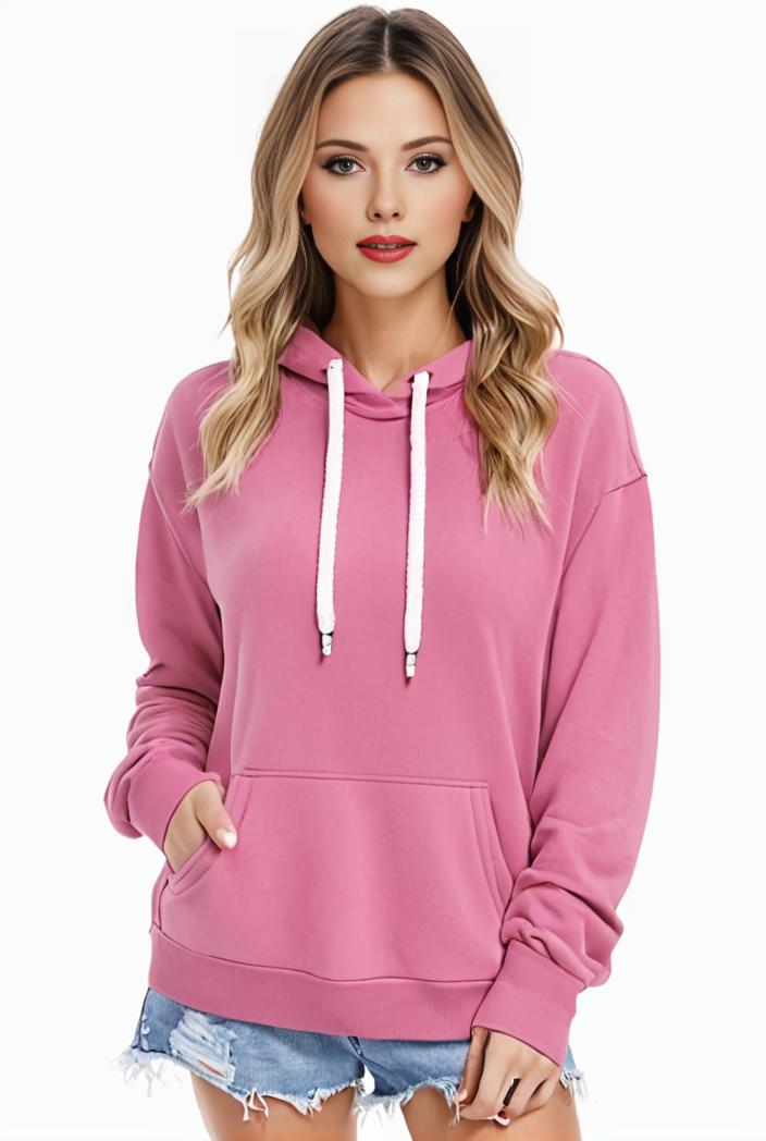 plus size casual sweatshirt women s plus solid cut out long sleeve slight stretch drawstring hoodie with pocket 149183