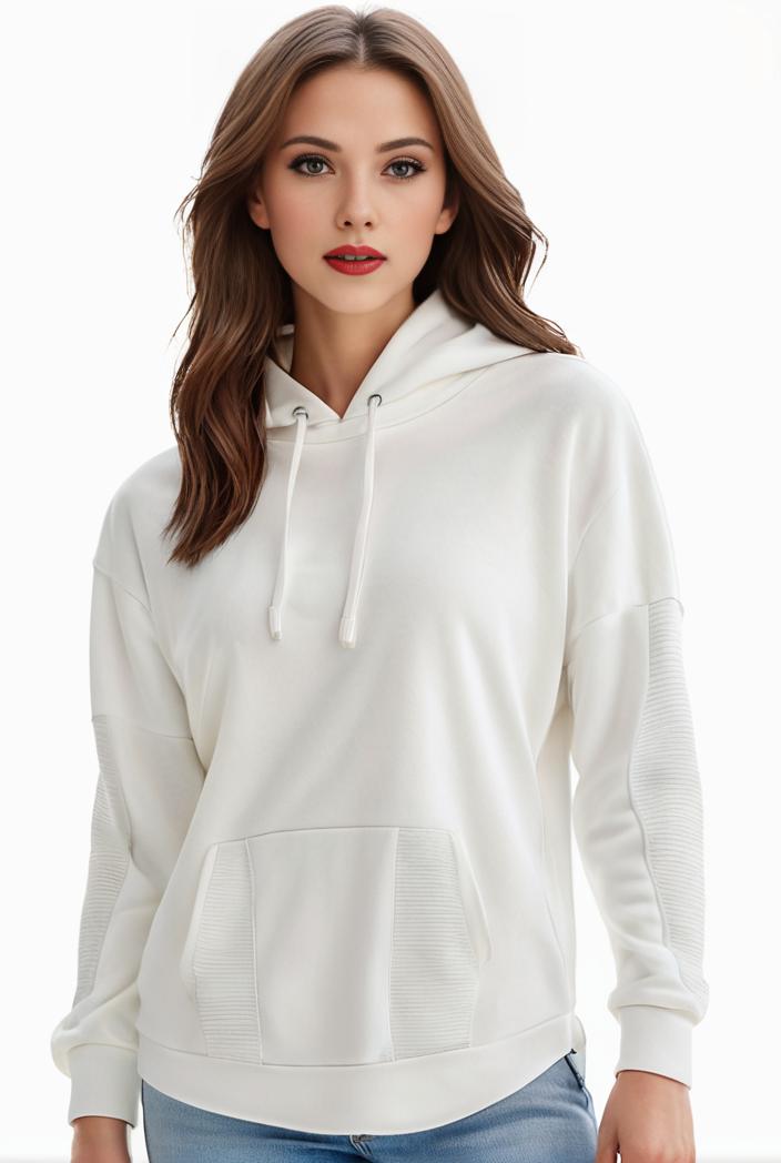 plus size casual sweatshirt women s plus solid cut out long sleeve slight stretch drawstring hoodie with pocket 149190