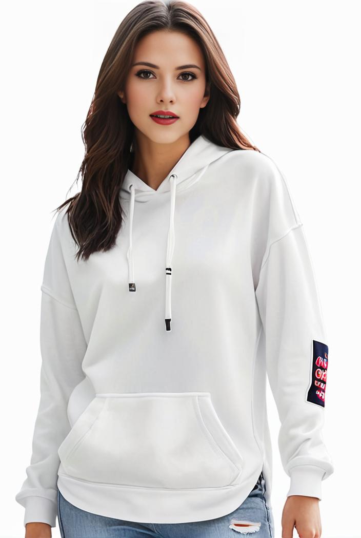 plus size casual sweatshirt women s plus solid cut out long sleeve slight stretch drawstring hoodie with pocket 149191