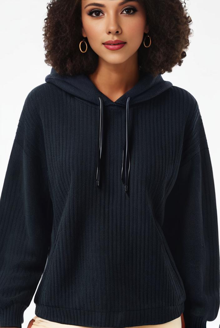 plus size casual sweatshirt women s plus solid waffle long sleeve drawstring hooded pullover sweatshirt with kangaroo pockets casual tops for fall winter women s clothing 149195