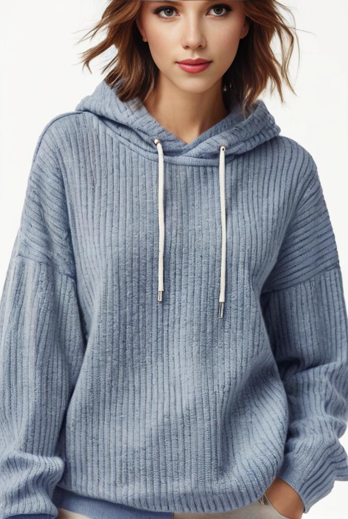 plus size casual sweatshirt women s plus solid waffle long sleeve drawstring hooded pullover sweatshirt with kangaroo pockets casual tops for fall winter women s clothing 149208