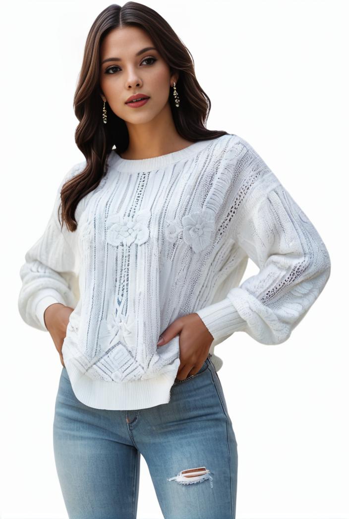plus size casual sweatshirt women s plus solid waffle pattern long sleeve round neck sweatshirt 149228