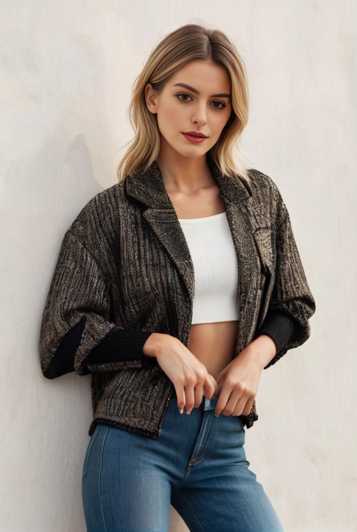 sequin bomber jacket with zipper closure and long sleeves stylish women s outerwear 103299