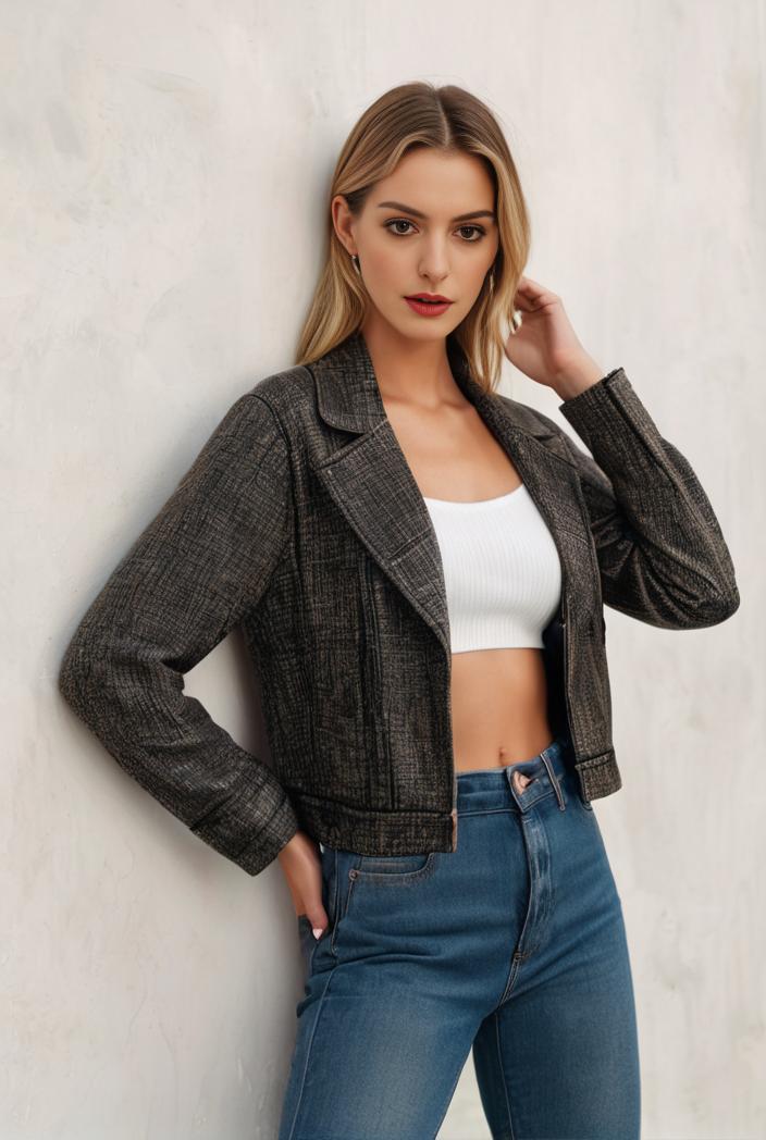 sequin bomber jacket with zipper closure and long sleeves stylish women s outerwear 103307