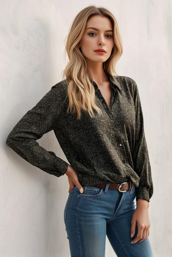 sequin bomber jacket with zipper closure and long sleeves stylish women s outerwear 103315