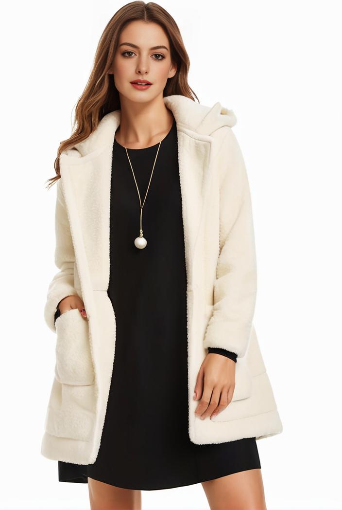cozy winter teddy coat for women 122295