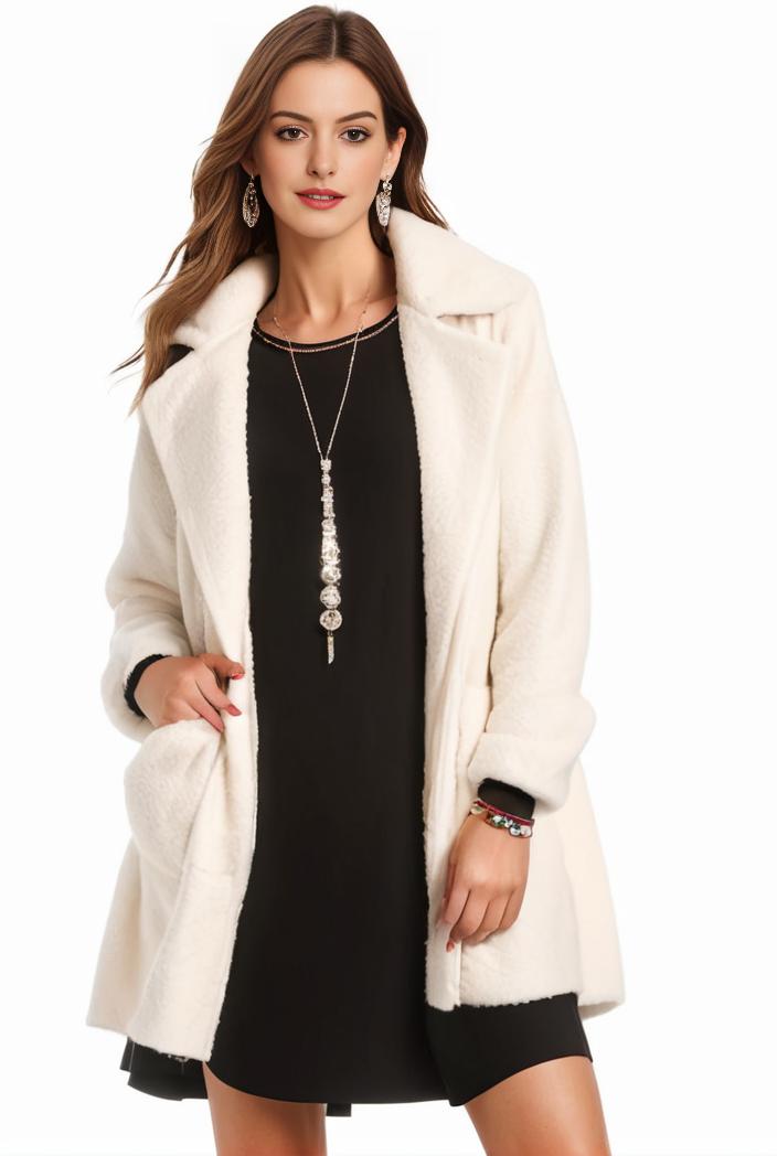 cozy winter teddy coat for women 122298