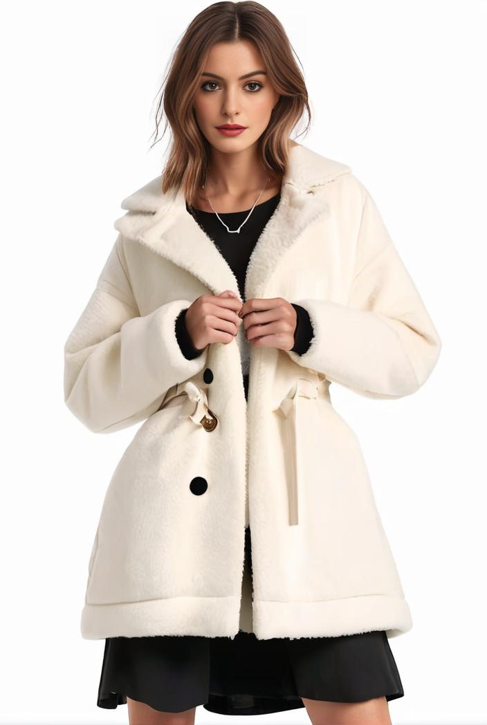 cozy winter teddy coat for women 122346