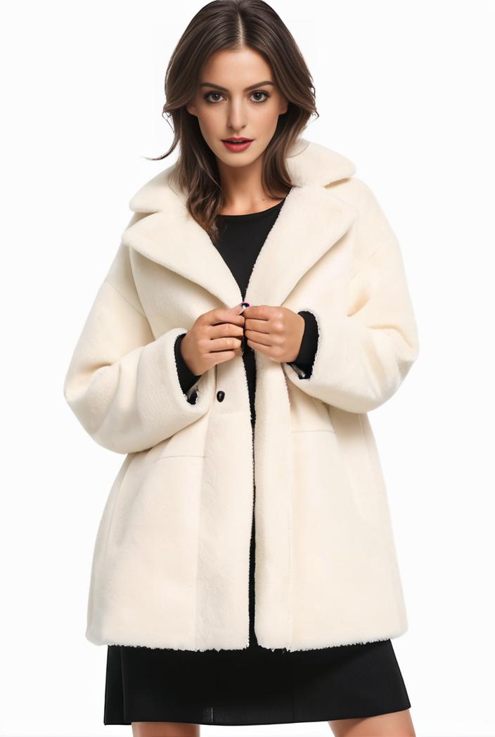 cozy winter teddy coat for women 122350