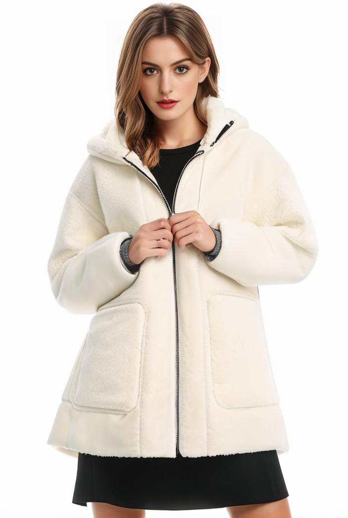 cozy winter teddy coat for women 122352