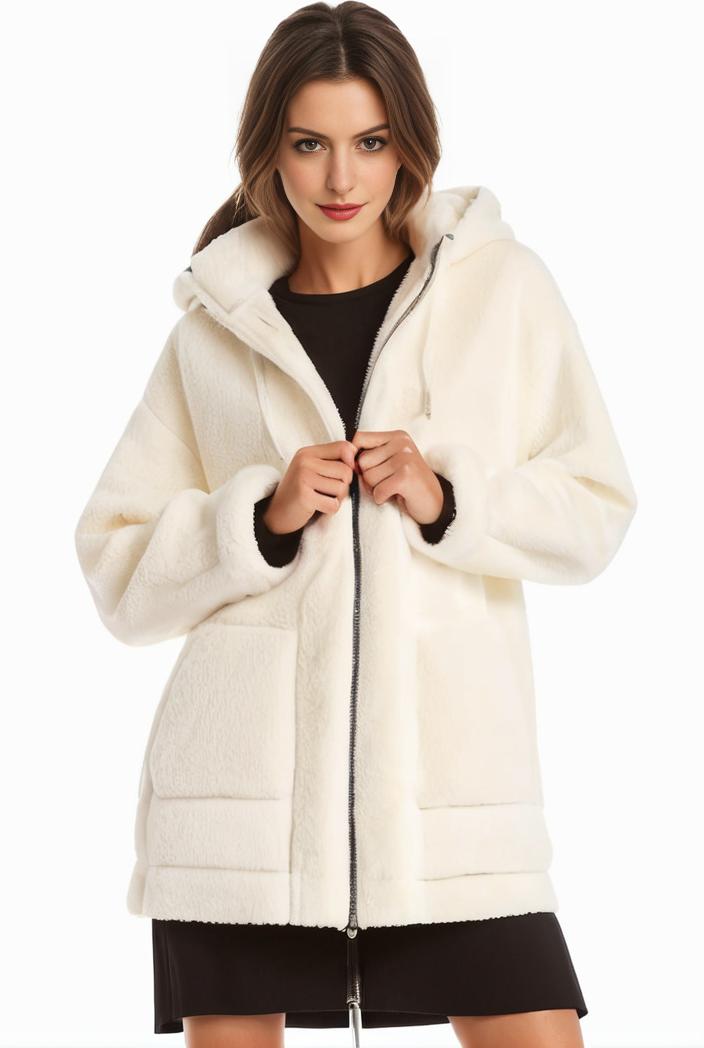cozy winter teddy coat for women 122353