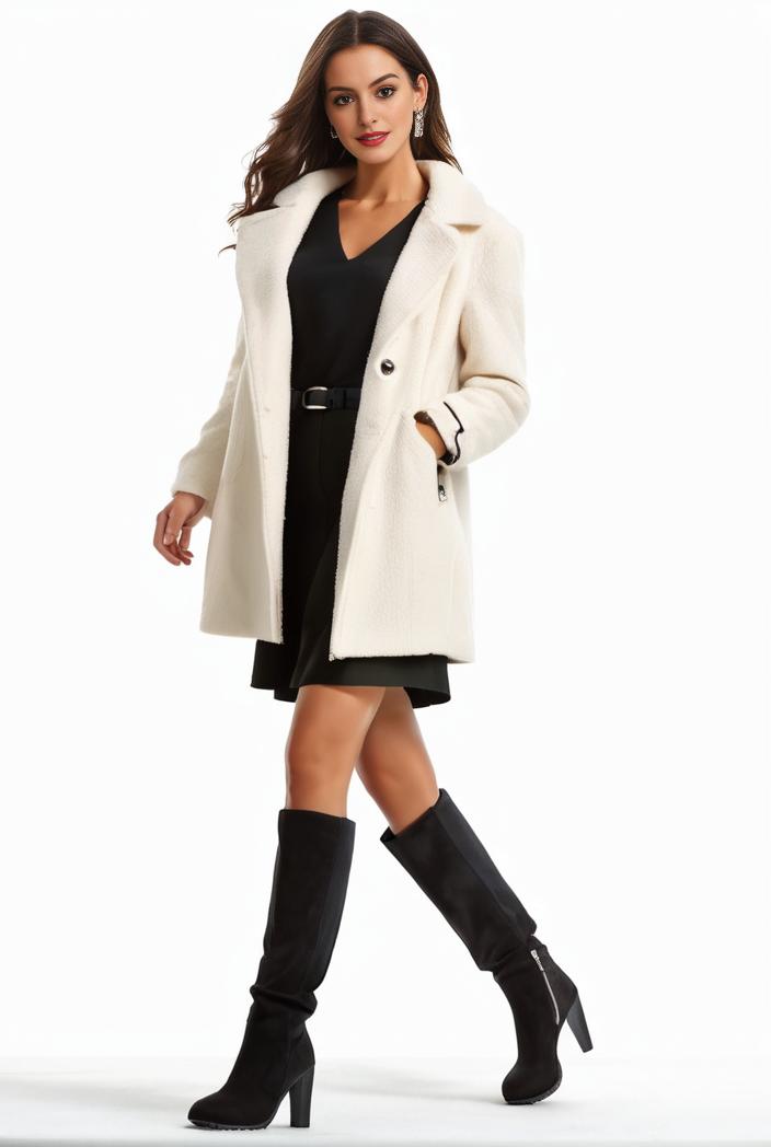 cozy winter teddy coat for women 122362
