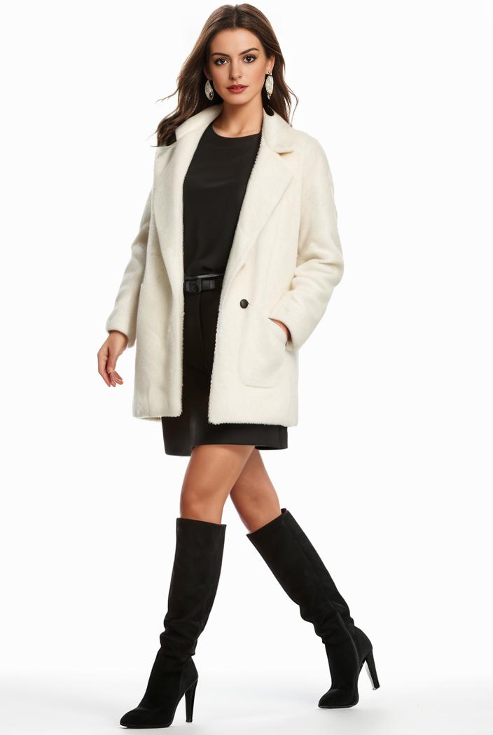 cozy winter teddy coat for women 122364