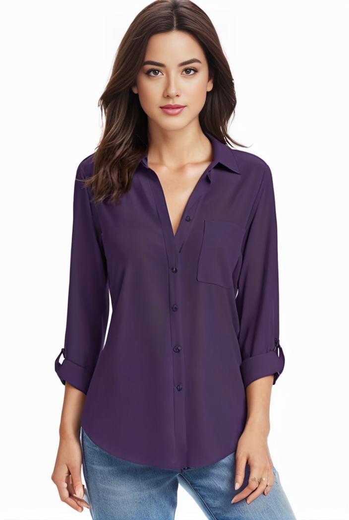 plus size casual blouse women s plus solid half sleeve turn down collar tunic top 108255