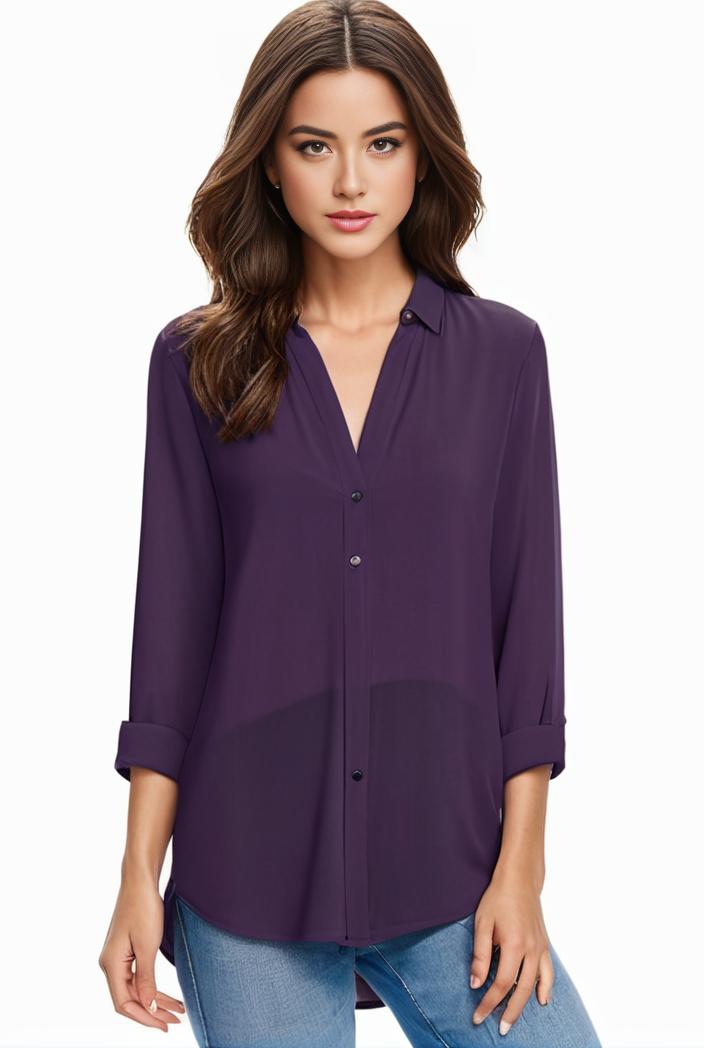 plus size casual blouse women s plus solid half sleeve turn down collar tunic top 108260