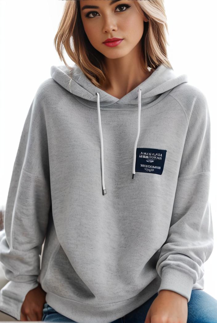 plus size casual hoodie women s plus solid ribbed long sleeve slight stretch hoodie drawstring sweatshirt 108363