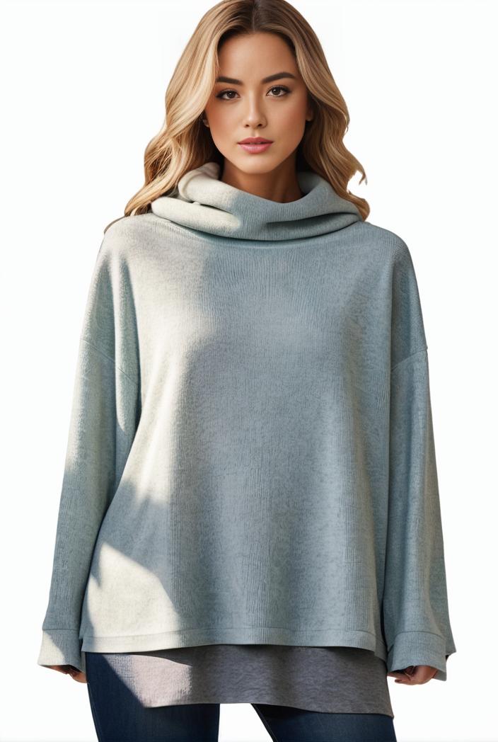 plus size casual hoodie women s plus solid ribbed long sleeve slight stretch hoodie drawstring sweatshirt 108367