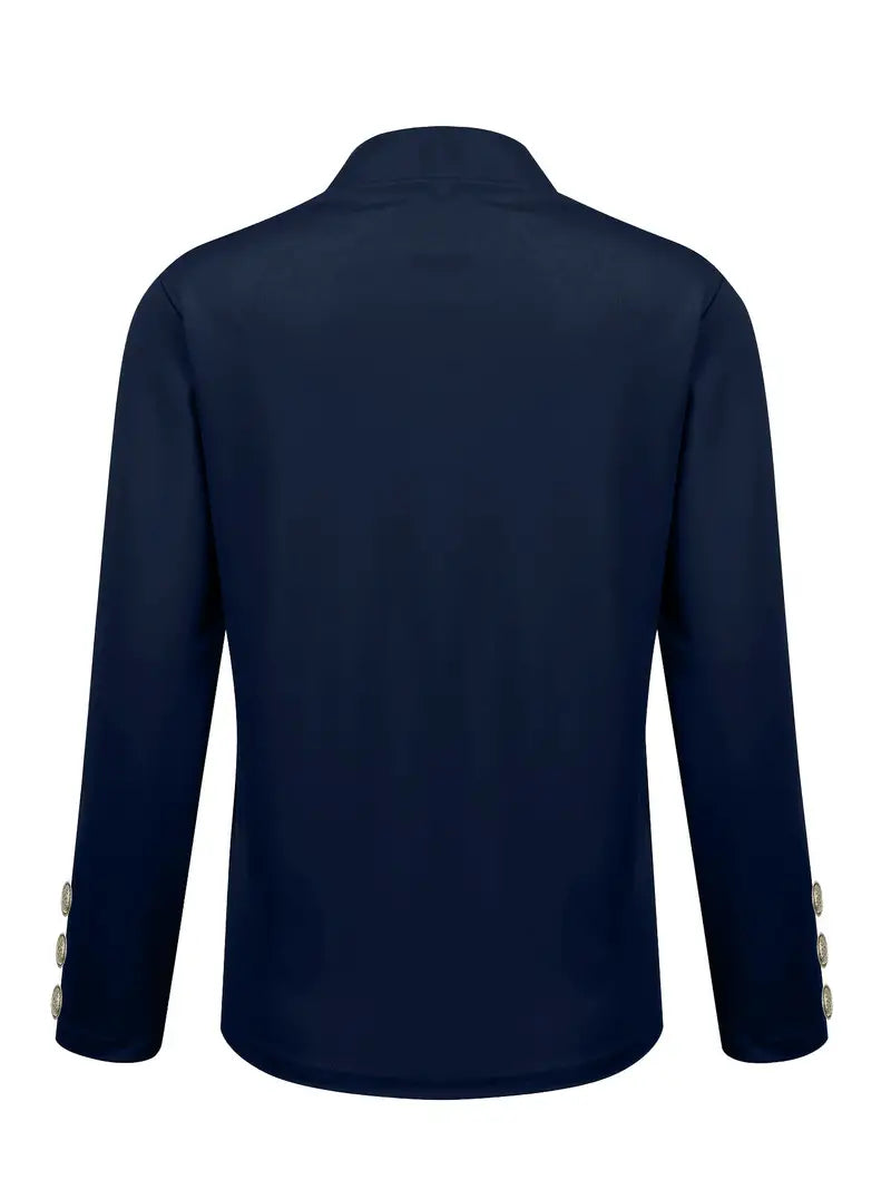 Sophisticated Office Blazer with Stylish Button Detail