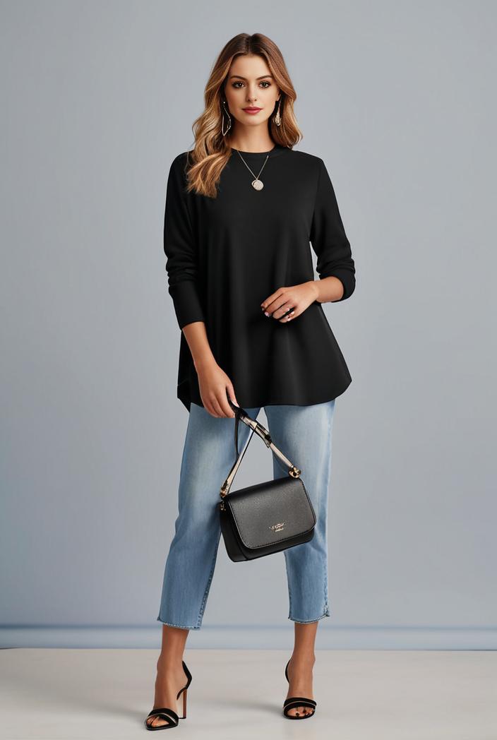 lapel neck blazer with button front stylish long sleeve jacket for office work women s apparel 133004